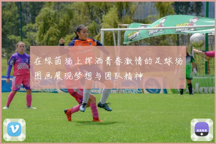 在绿茵场上挥洒青春激情的足球场图画展现梦想与团队精神